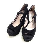 【年末ラストセール★30%OFF】ミュウミュウ パンプス #35 レディース ブラック 中古