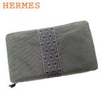エルメス 長財布 ラウンドファスナー パースGM エールライン HERMES 中古