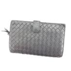 ボッテガ ヴェネタ 長財布 ラウンドファスナー 114074 イントレチャート BOTTEGA VENETA 中古