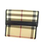 バーバリー Wホック財布 バーバリーWホック財布 二つ折り財布 BURBERRY 中古 T10764