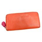 【年末ラストセール★30%OFF】ロエベ 長財布 ラウンドファスナー レディース アナグラム レッド 中古