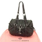 フランチェスコビアジア トートバッグ ワンショルダー レディース ブラウン 中古