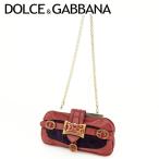  Dolce &amp; Gabbana вечерняя сумочка цепь плечо женский Dolce&Gabbana Logo plate имеется гонки переключатель . бордо оттенок золота б/у 