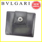 ブルガリ BVLGARI Wホック財布 二つ折り財布 男女兼用 ブルガリブルガリ 中古 セール A1003