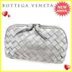 ボッテガ ヴェネタ BOTTEGA VENETA ポーチ 化粧ポーチ シガレットポーチ メンズ可 イントレチャート 中古 人気 セール A1662