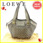 ロエベ LOEWE ショルダーバッグ ハンドバッグ バッグ レディース アナグラム柄  中古 人気 セール A1757