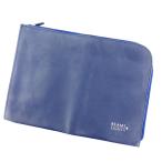 ビームス ライツ クラッチバッグ 書類ケース ドキュメントケース レディース   ネイビー 中古