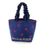 メゾンドフルール Maison de FLEUR トートバッグ ハンドバッグ メンズ可 中古