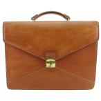  Lancel LANCEL портфель Brown × Gold женский б/у 