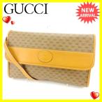 グッチ GUCCI 2WAYショルダーバッグ クラッチバッグ 男女兼用 マイクロGG 中古 セール A943