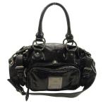 ラスト1点 フランチェスコ・ビアジア ハンドバッグ 2WAYショルダーバッグ ロゴ FRANCESCO BIASIA 中古