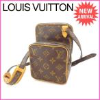 ルイヴィトン Louis Vuitton ショルダーバッグ 斜め掛けショルダー メンズ可 ミニアマゾン M45238 モノグラム 中古 美品 セール B800