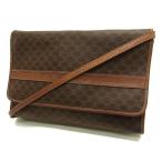 セリーヌ ２WAYショルダーバッグ 斜め掛け クラッチバッグ マカダム CELINE 中古