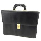 バリー Bally バッグ ビジネスバッグ ブラック ゴールド メンズ 中古 Bag