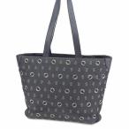ハンティングワールド HUNTING WORLD バッグ トートバッグ エレファント柄 ネイビー系 レディース メンズ 中古 Bag