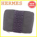 エルメス HERMES ラウンドファスナー財布 二つ折り財布 コインケース 財布 メンズ可 エールライン 中古 人気 良品 C2905