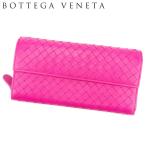 ボッテガ ヴェネタ 長財布 ラウンドファスナー 財布 イントレチャート BOTTEGA VENETA 中古