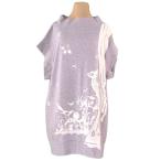 ツモリチサト TSUMORI CHISATO ワンピース ラメ入りスウェット生地 レディース ♯2サイズ ワンピ バンビプリント 中古