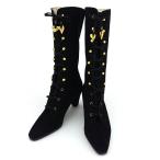 エスカーダ ESCADA ブーツ ブラック×�