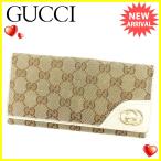 グッチ GUCCI 長財布 Wホック レディース GG柄 中古 人気 セール D1722