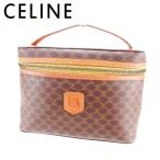  Celine Celine vanity сумка Macadam Brown бежевый Gold женский мужской б/у 
