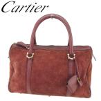 カルティエ Cartier ボストンバッグ ハンドバッグ レディース メンズ マストライン 中古 人 ...