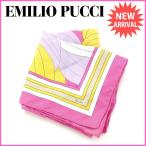 エミリオ・プッチ EMILIO PUCCI スカーフ ハンカチ レディース プッチ模様 中古 セール E892