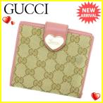 グッチ GUCCI Wホック財布 二つ折り 財布 レディース メンズ 可 GG柄 中古 人気 セール F1228