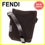フェンディ FENDI ショルダーバッグ 斜めがけショルダー レディース メンズ 可 ロゴ  中古 美品 セール F1256