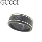 ラスト1点 グッチ 指輪 リング アクセサリー ♯約12号 GG アイコン GUCCI 中古