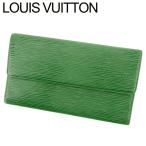 ルイ ヴィトン Louis Vuitton 長財布 ファスナー付き 財布 レディース メンズ ポルトトレゾールインターナショナル M63384 エピ 中古