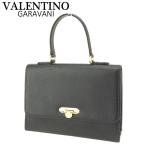 ヴァレンティノ ガラヴァーニ VALENTINO GARAVANI ハンドバッグ バッグ レディース ロゴプレート 中古