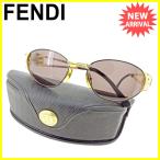フェンディ FENDI サングラス メガネ アイウェア レディース メンズ 可 SL7036 COL.101 フルリム  中古 良品 セール H563
