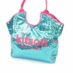 キットソン Kidston バッグ トートバッグ スパンコール ブルー ピンク レディース 中古 Bag