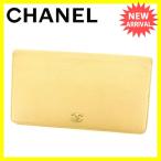シャネル CHANEL 長財布 二つ折り財布 レディース ココマーク 中古 人気 I369