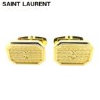 ラスト1点 サンローラン カフス ロゴ SAINT LAURENT 中古