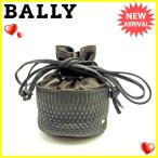 バリー BALLY ショルダーバッグ 巾着ショルダー レディース ロゴプレート付き キルティングステッチ 中古 人気 セール J10303