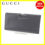 グッチ GUCCI 長財布 Wホック 男女兼用 Gマーク 中古 良品 セール J11451