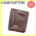 ルイヴィトン Louis Vuitton 二つ折り財布 ファスナー 男女兼用 コンパクトウォレット M92575 ユタ 中古 人気 セール J12452