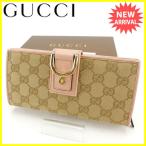グッチ GUCCI 長財布 ラウンドファスナー レディース アビー 154256 ＧＧキャンバス 中古 人気 セール J12591