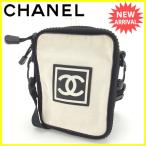 シャネル CHANEL ショルダーバッグ 斜めがけショルダー 男女兼用 スポーツライン 中古 人気 セール J12663