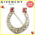 ジバンシー GIVENCHY ブローチ アクセサリー レディース ラインストーン 中古 人気 セール J15067