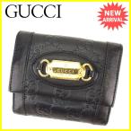 グッチ GUCCI Wホック財布 二つ折り財布 メンズ可 146198 グッチシマ 中古 良品 セール J16906