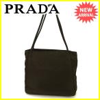 プラダ PRADA トートバッグ ショルダーバッグ メンズ可 トライアングルロゴ 中古 人気 セール J17204