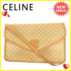 セリーヌ CELINE 2WAYショルダーバッグ クラッチバッグ メンズ可 マカダム 中古 良品 セール J17399