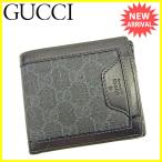 グッチ GUCCI 二つ折り財布 メンズ 322145 GGプラス 中古 良品 セール J17893