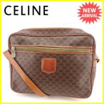 セリーヌ CELINE ショルダーバッグ 斜めがけショルダー メンズ可 マカダム 中古 人気 セール J18747