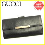 グッチ Ｇｕｃｃｉ 長財布 Wホック レディース グッチシマ 中古 人気 セール J19326