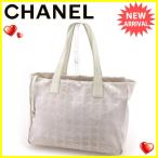 シャネル CHANEL トートバッグ ショルダーバッグ レディース トートMM A15991 ニュートラベルライン 中古 ヴィンテージ 人気 J19508