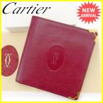 カルティエ Ｃａｒｔｉｅｒ 二つ折り財布 財布 レディース メンズ 可 マストライン 中古 人気 セール J19666
